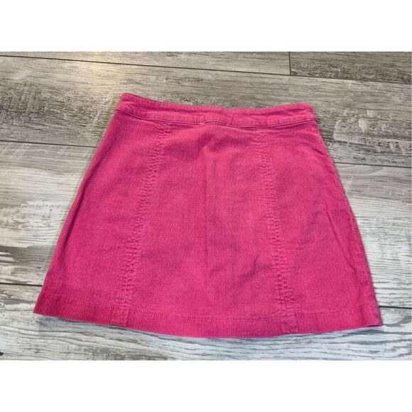 Cotton Candy LA pink corduroy mini skirt size S - Picture 4 of 10